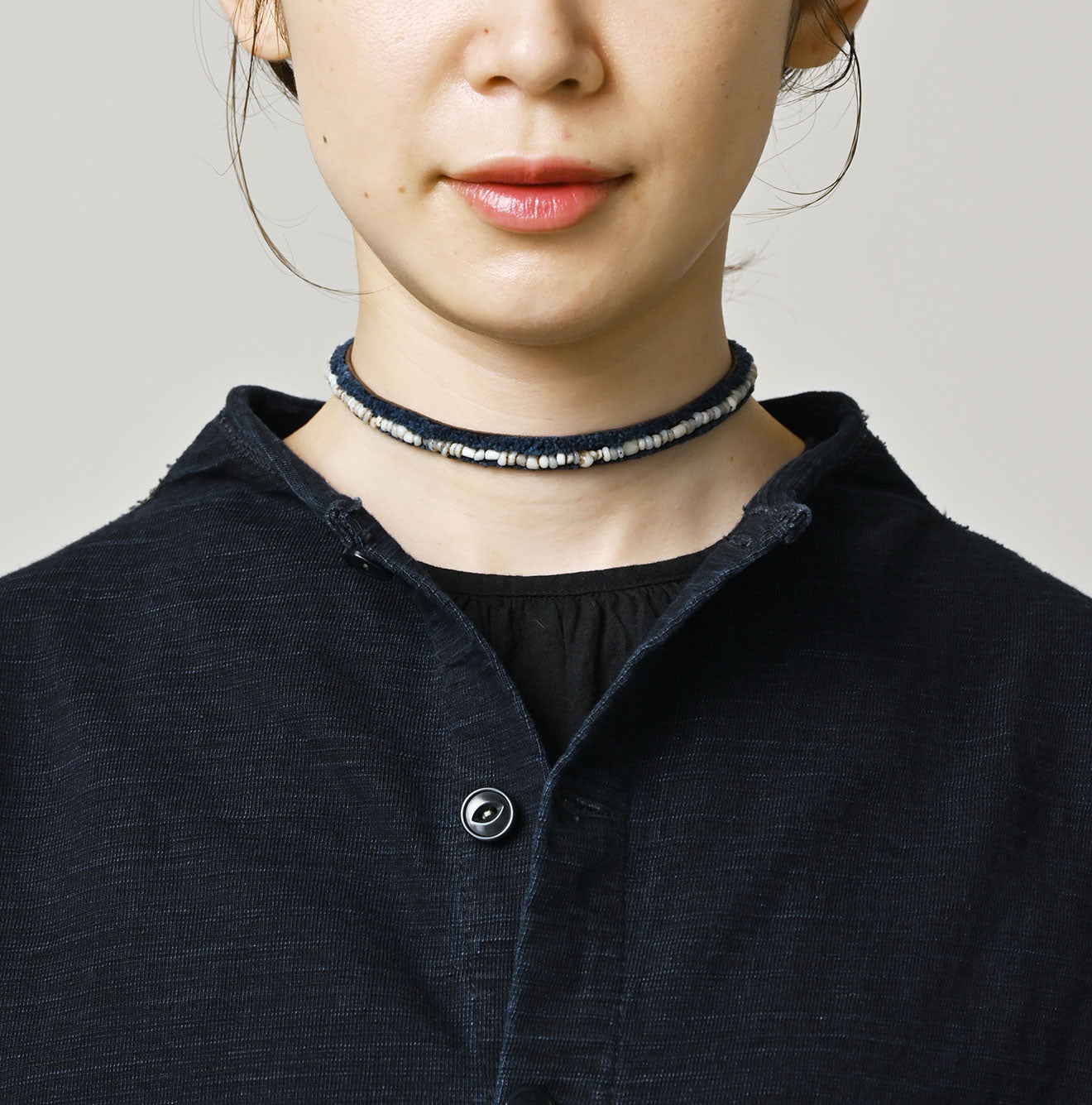45R Indigo Dekoboko Tenjiku 908 Cardigan - Image 11