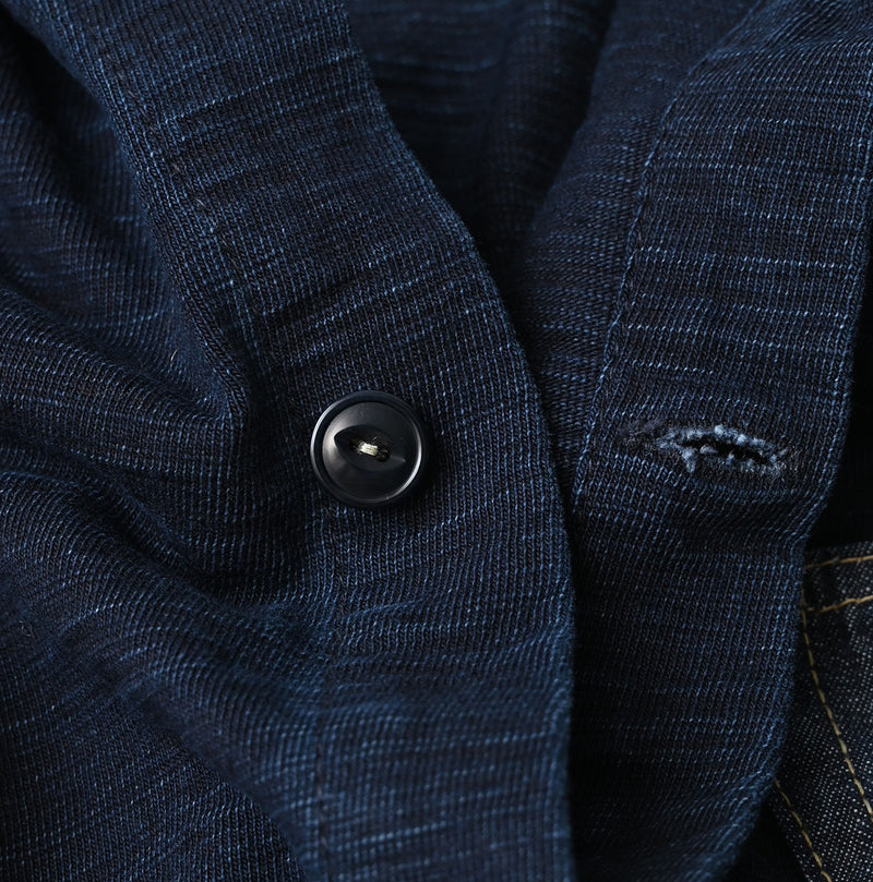 45R Indigo Dekoboko Tenjiku 908 Cardigan - Image 18