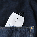 45R Indigo Dekoboko Tenjiku 908 Cardigan