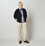 45R Indigo Dekoboko Tenjiku 908 Cardigan