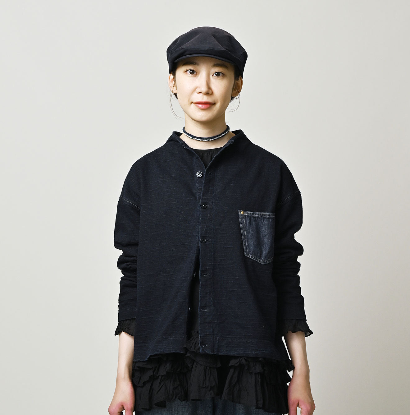 45R Indigo Dekoboko Tenjiku 908 Cardigan - Image 4
