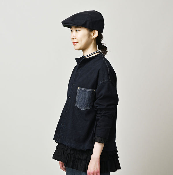 45R Indigo Dekoboko Tenjiku 908 Cardigan