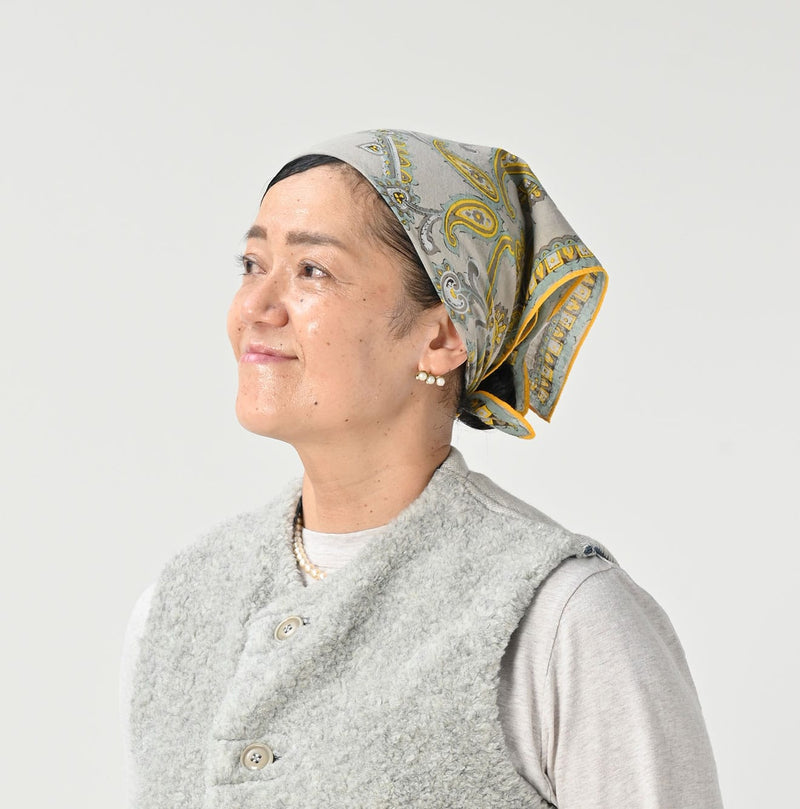 45R Gauze Paisley Sarasa Bandana