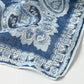 45R Indigo Gauze Paisley Sarasa Bandana