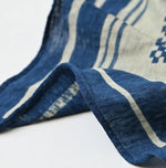 45R Indigo Tenjiku Ishidatami Bandana