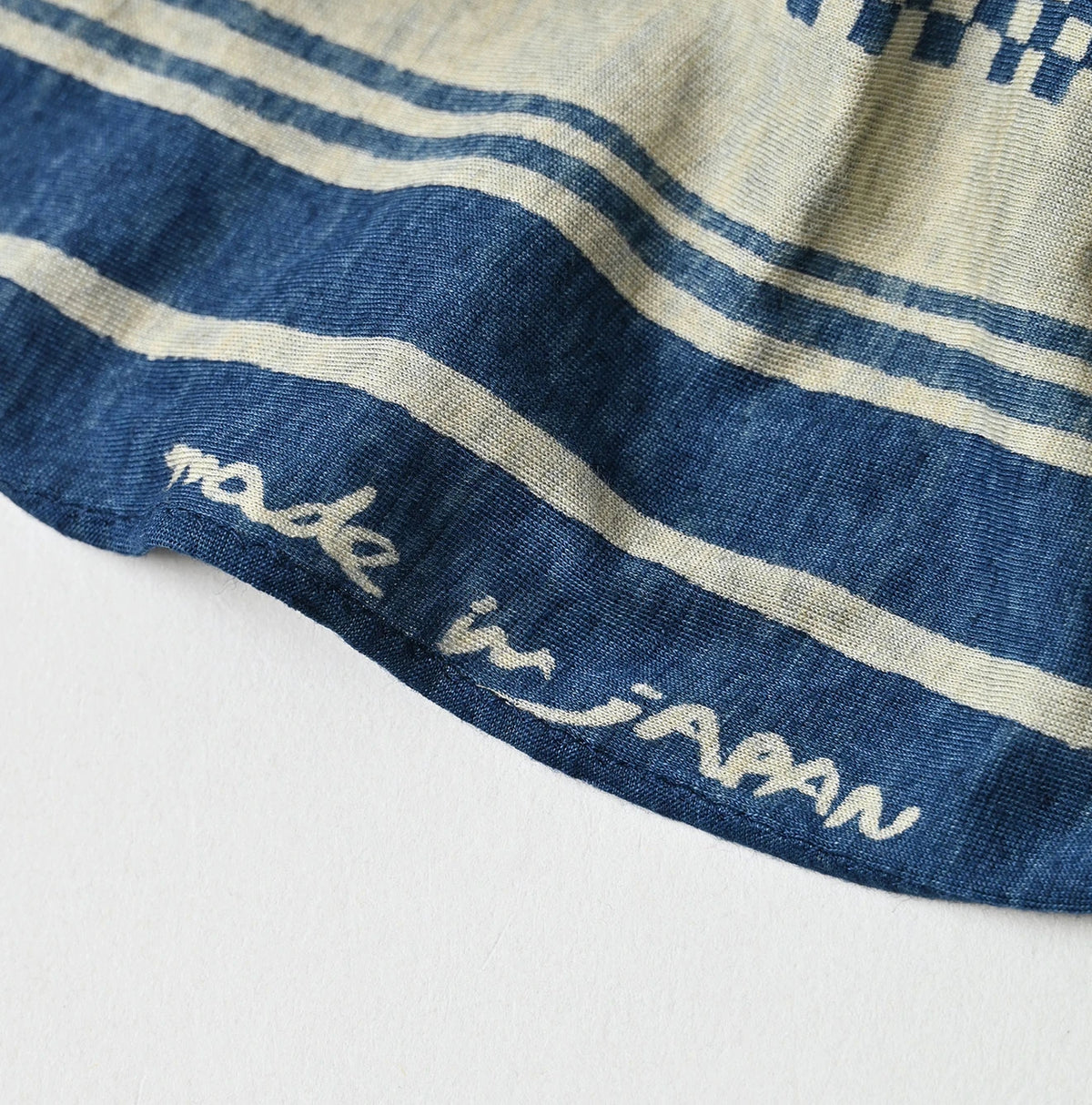 45R Indigo Tenjiku Ishidatami Bandana