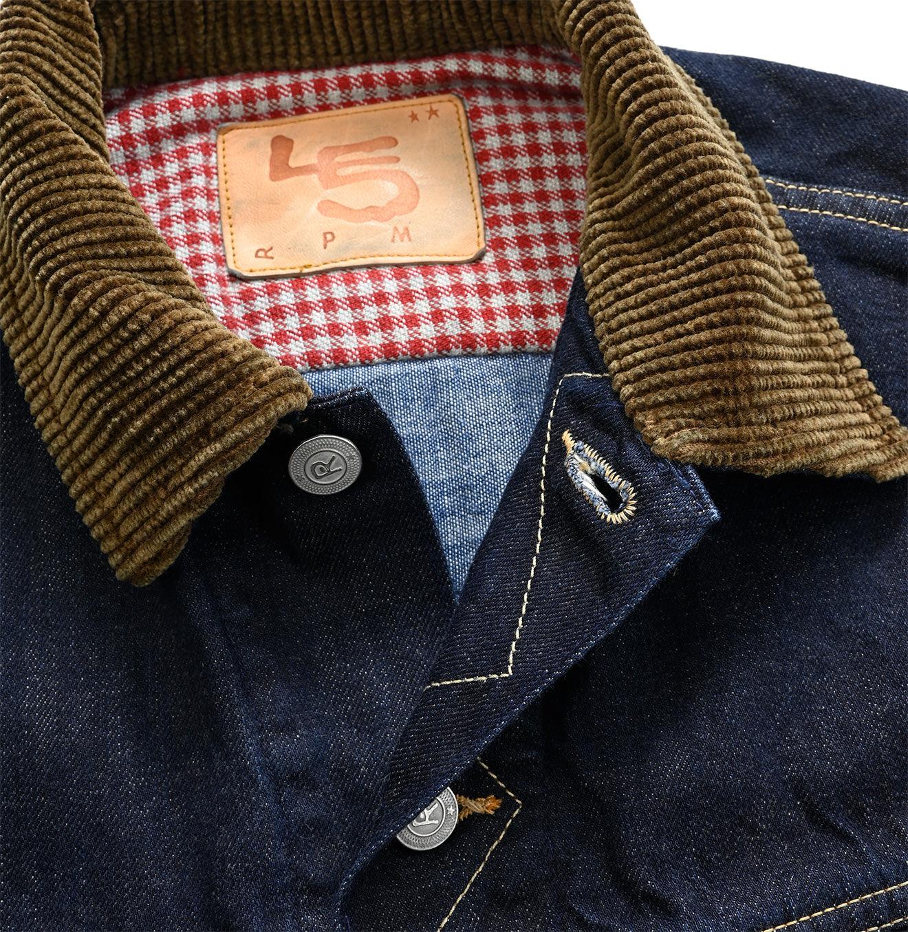 Ryemugi Denim 908 Yamahikohime Jacket Nou - 45R by 45rpm studio - Image 13