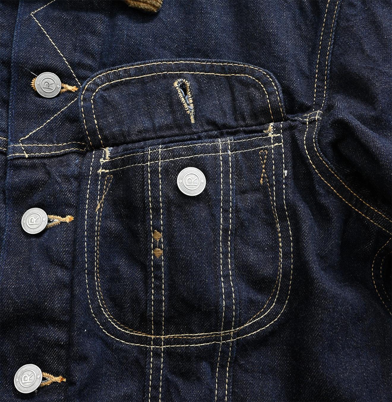 Ryemugi Denim 908 Yamahikohime Jacket Nou - 45R by 45rpm studio - Image 14