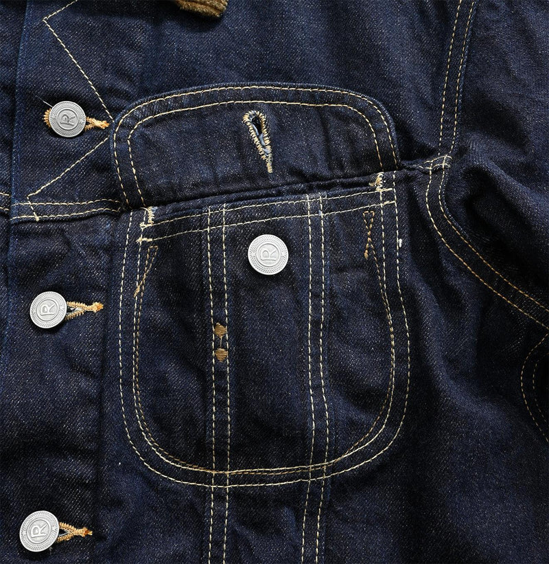Ryemugi Denim 908 Yamahikohime Jacket Nou - 45R by 45rpm studio - Image 14