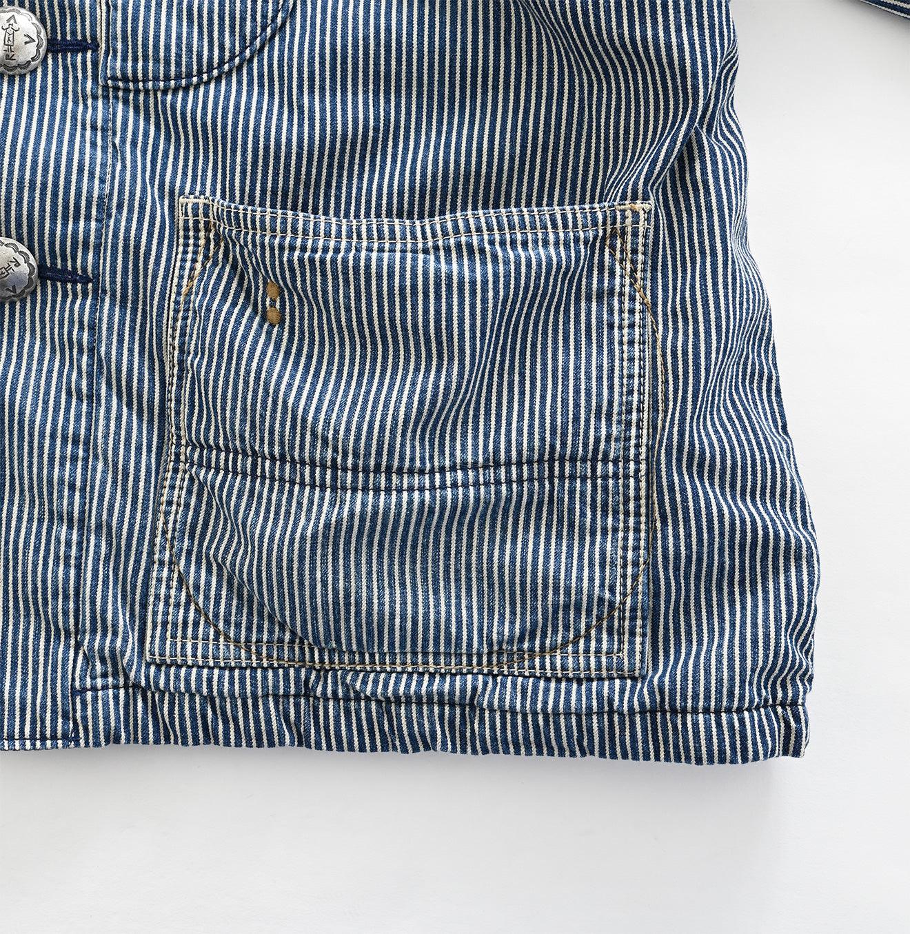 Mugi Denim 908 Coverall Jacket Distressed (Size 1) - 45R by 45rpm studio - Image 11