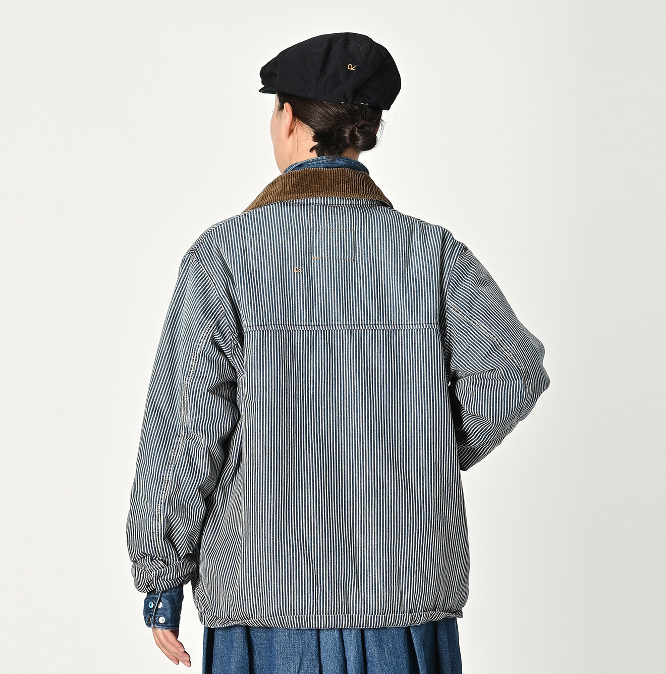 Mugi Denim 908 Coverall Jacket Distressed