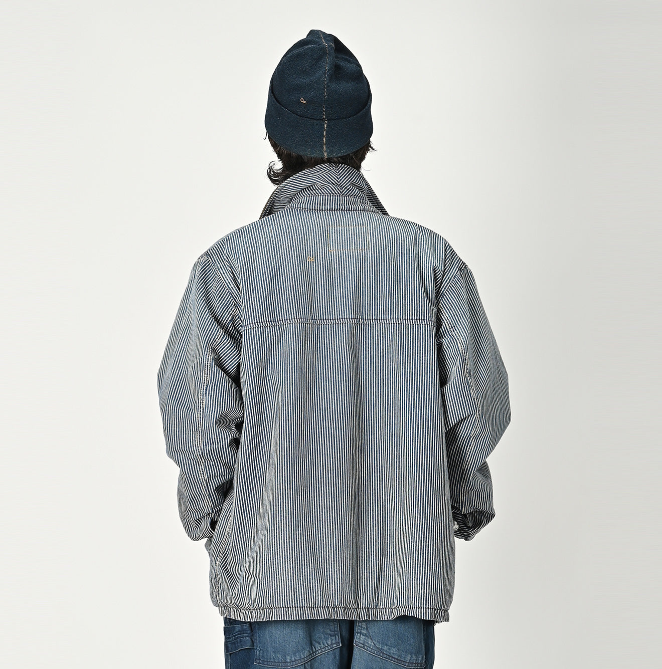 Mugi Denim 908 Coverall Jacket Distressed