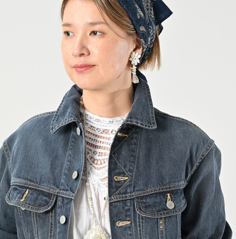 Tweed Denim 908 Hikohime Jacket Zyu (Size 1 - 3)