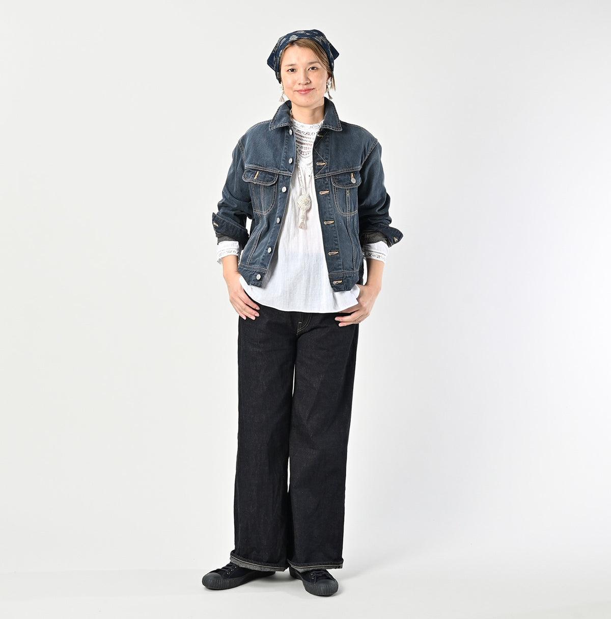 Tweed Denim 908 Hikohime Jacket Zyu (Size 1 - 3)