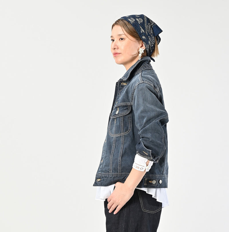 Tweed Denim 908 Hikohime Jacket Zyu (Size 1 - 3)