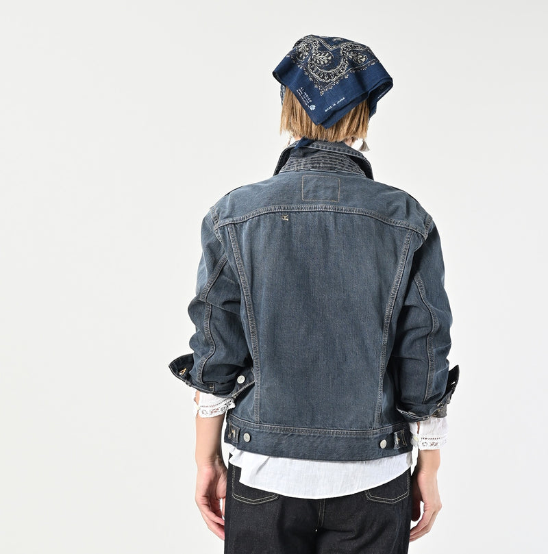 Tweed Denim 908 Hikohime Jacket Zyu (Size 1 - 3)