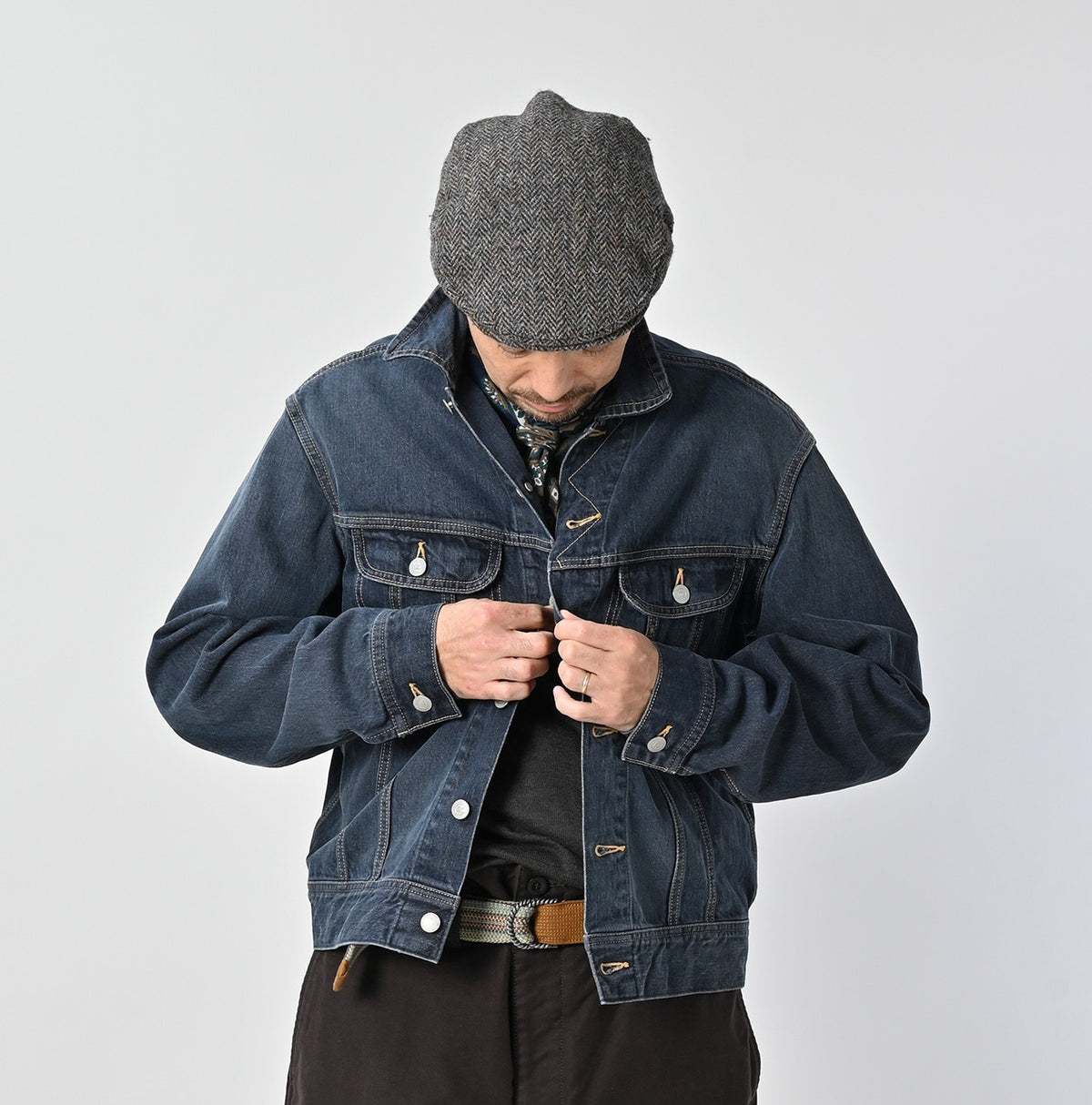 Tweed Denim 908 Hikohime Jacket Zyu (Size 1 - 3)
