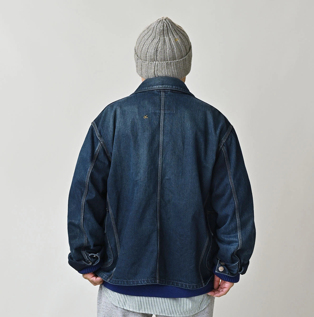 45R Rye Mugi Denim Nando Nando 908 Yama Coverall Distressed - Image 10