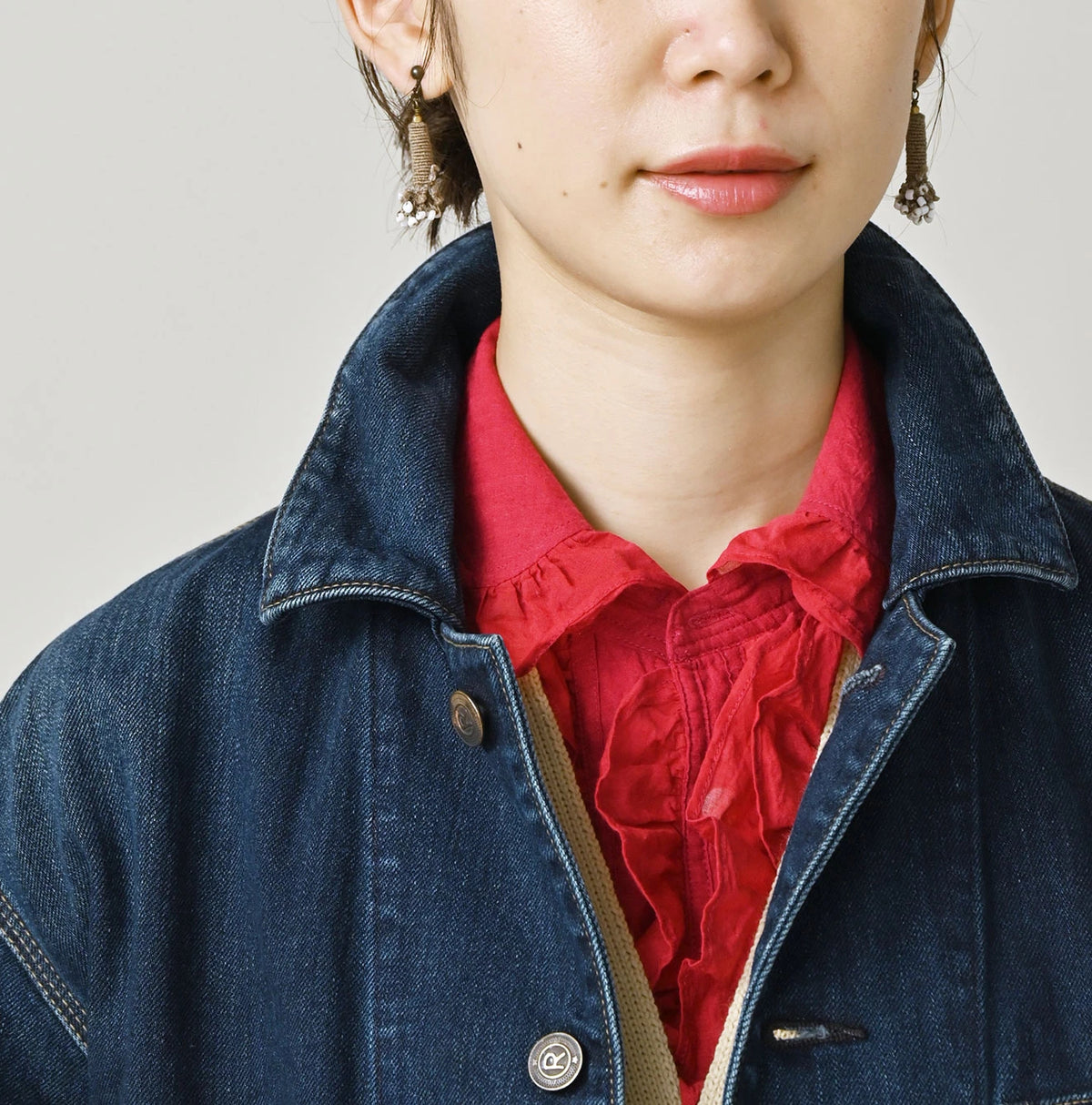 45R Rye Mugi Denim Nando Nando 908 Yama Coverall Distressed