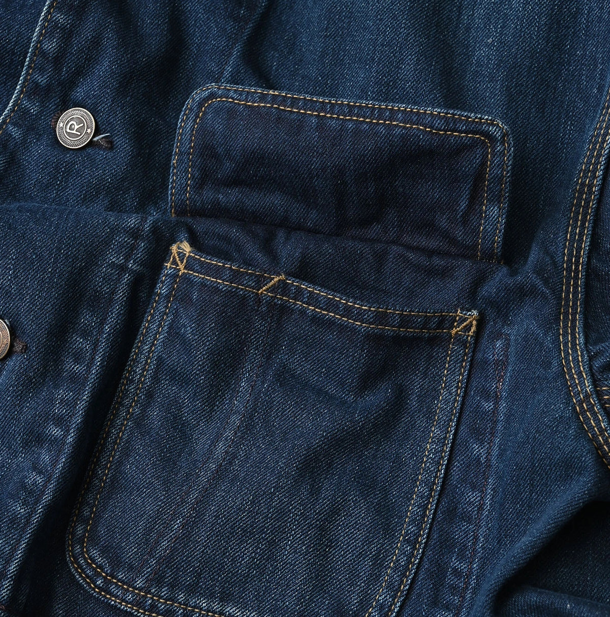 45R Rye Mugi Denim Nando Nando 908 Yama Coverall Distressed