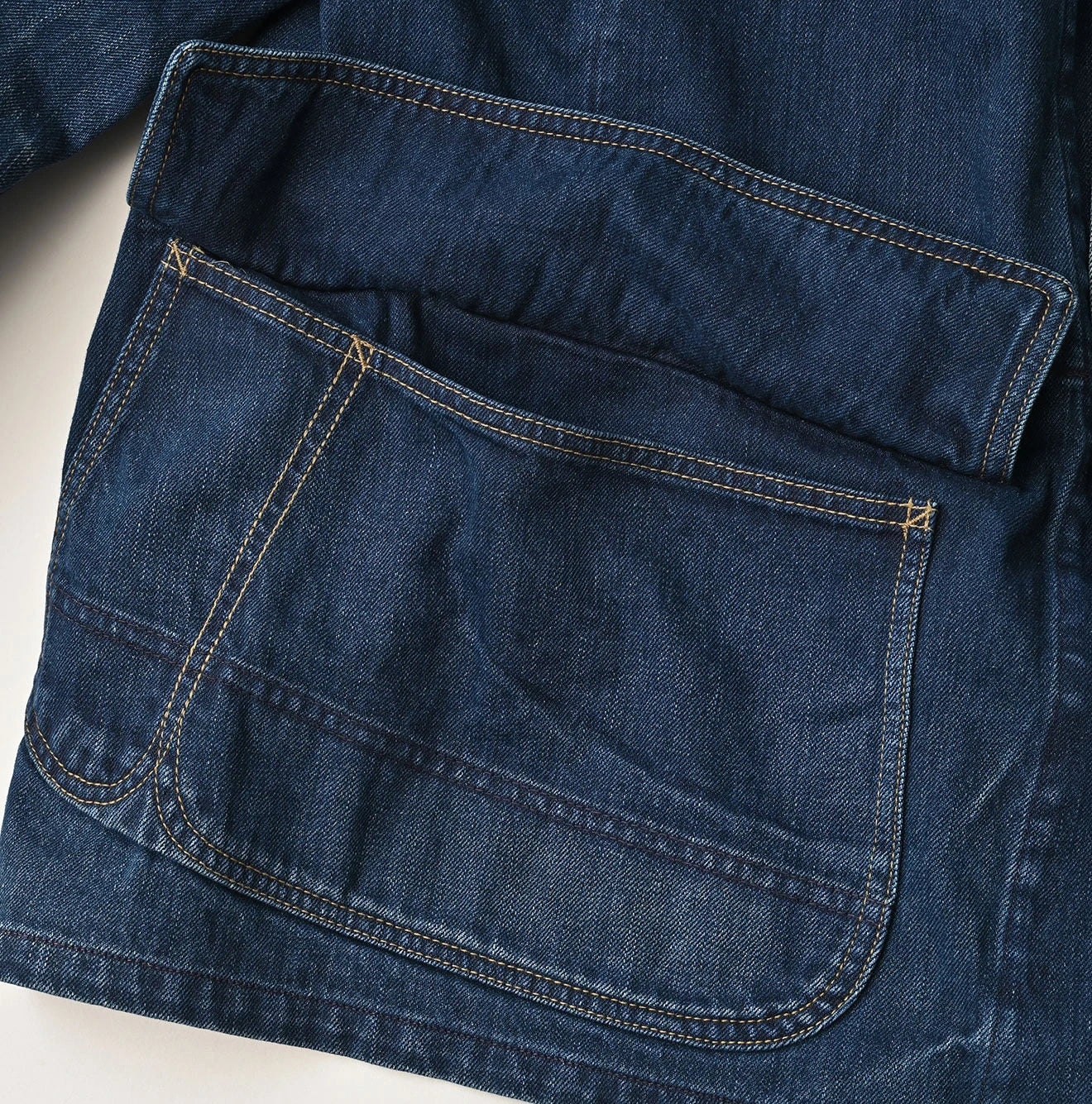 45R Rye Mugi Denim Nando Nando 908 Yama Coverall Distressed - Image 21