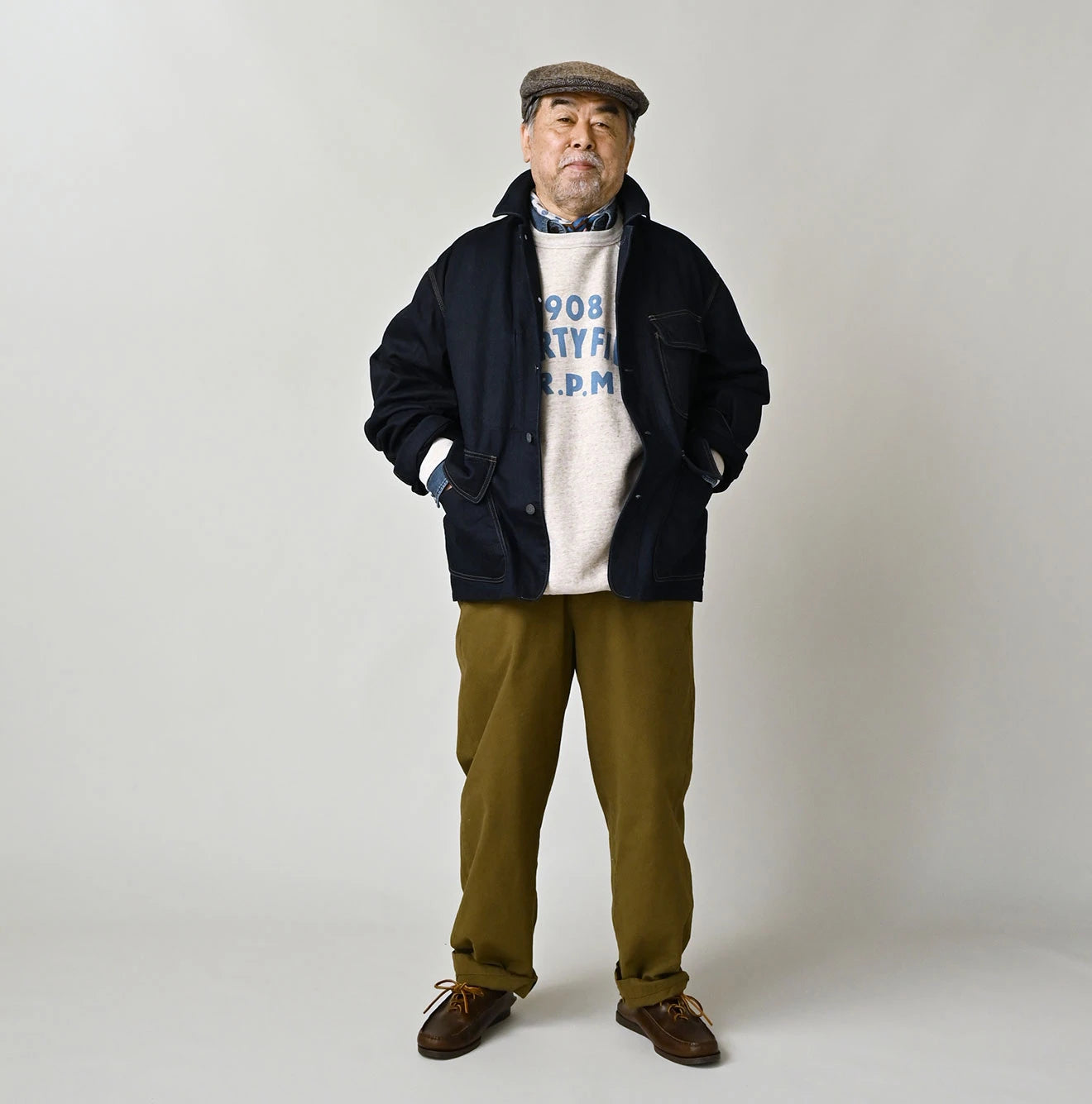 45R Rye Mugi Denim Nando Nando 908 Yama Coverall Nou - Image 3