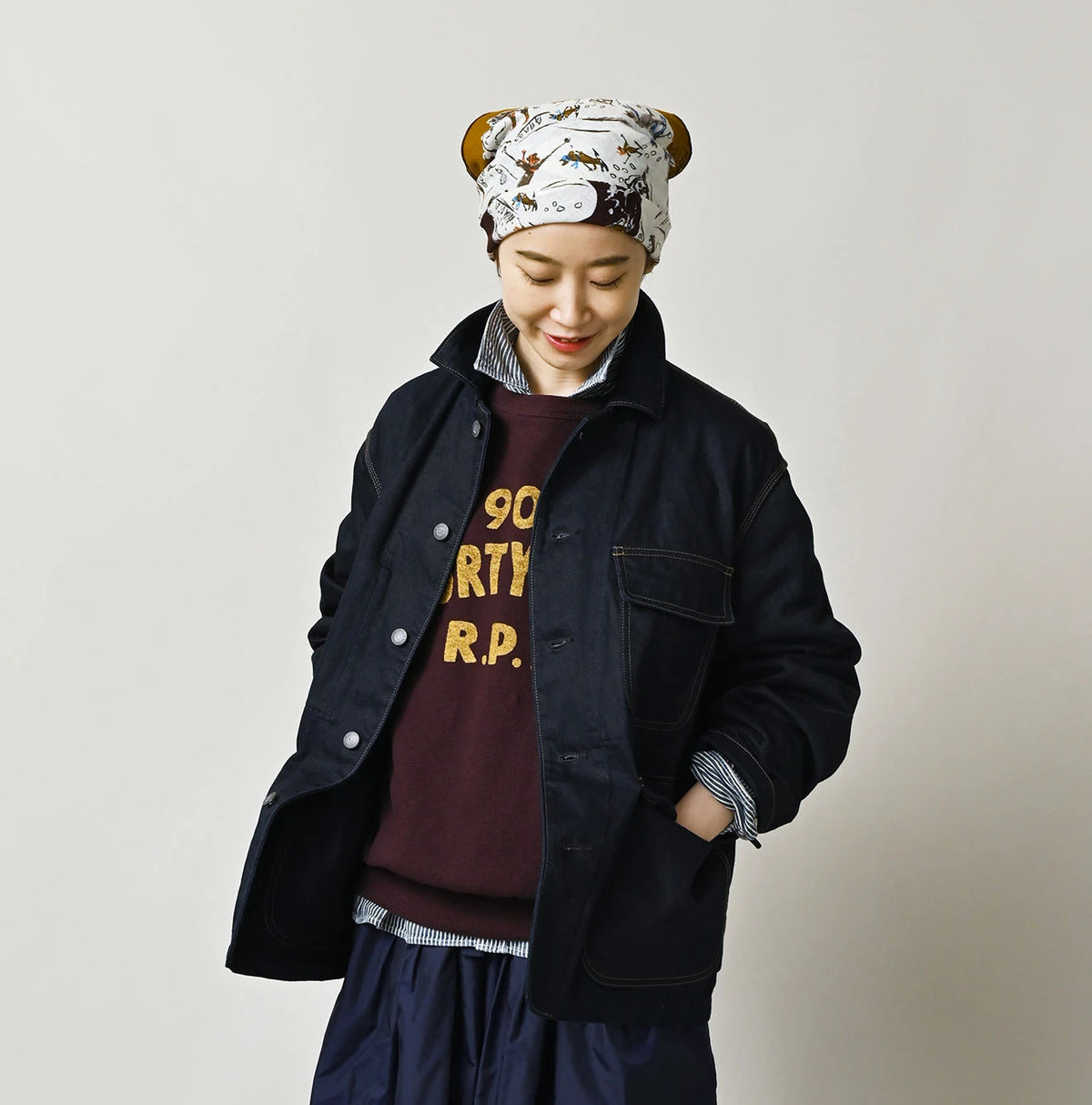 45R Rye Mugi Denim Nando Nando 908 Yama Coverall Nou - Image 4