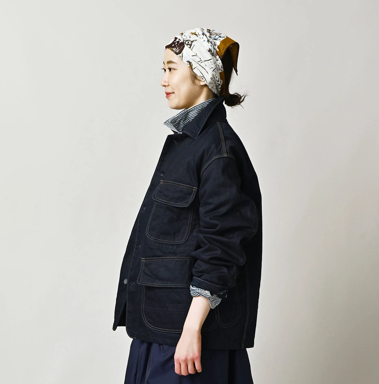 45R Rye Mugi Denim Nando Nando 908 Yama Coverall Nou - Image 5
