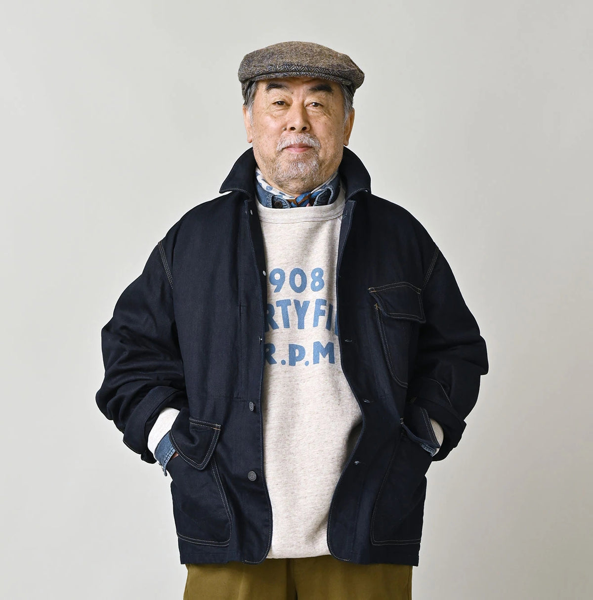 45R Rye Mugi Denim Nando Nando 908 Yama Coverall Nou - Image 8