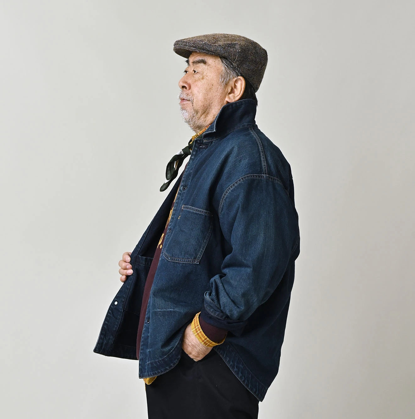 45R Rye Mugi Denim Nando Nando 908 Ocean Blouson - Image 8