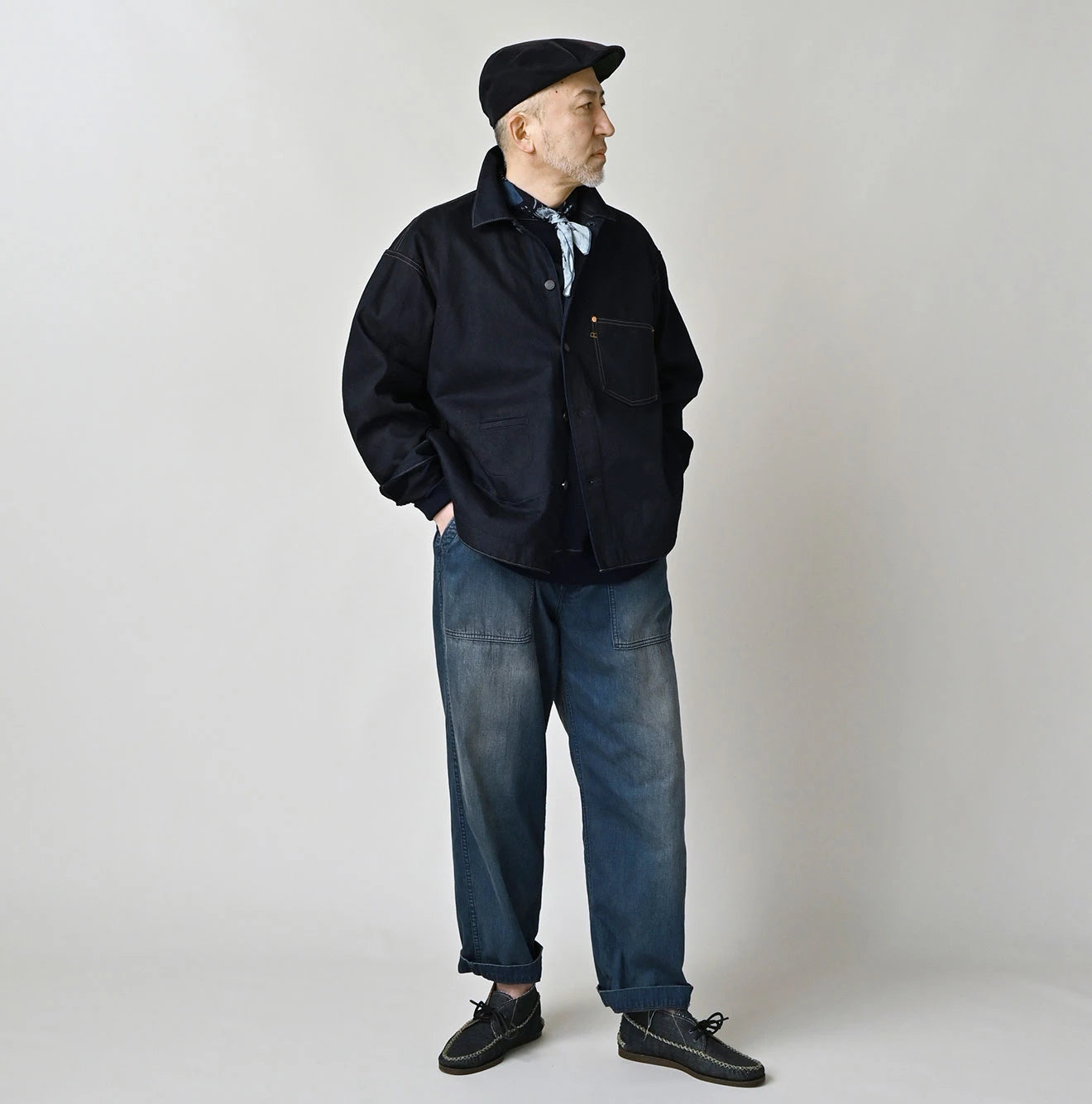 45R Rye Mugi Denim Nando Nando 908 Ocean Blouson Nou - Image 3