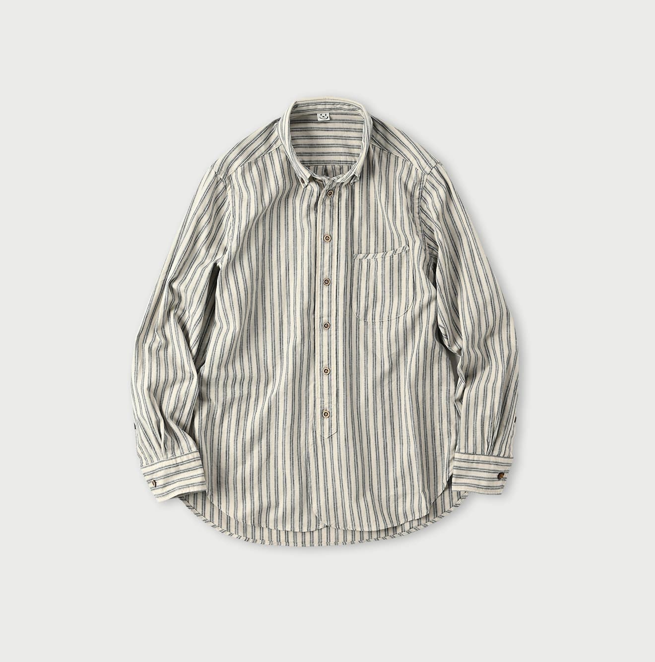 Dungaree 908 Stripe Loafer Buttondown Shirt