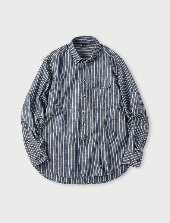 Dungaree 908 Stripe Loafer Buttondown Shirt (Size 3)