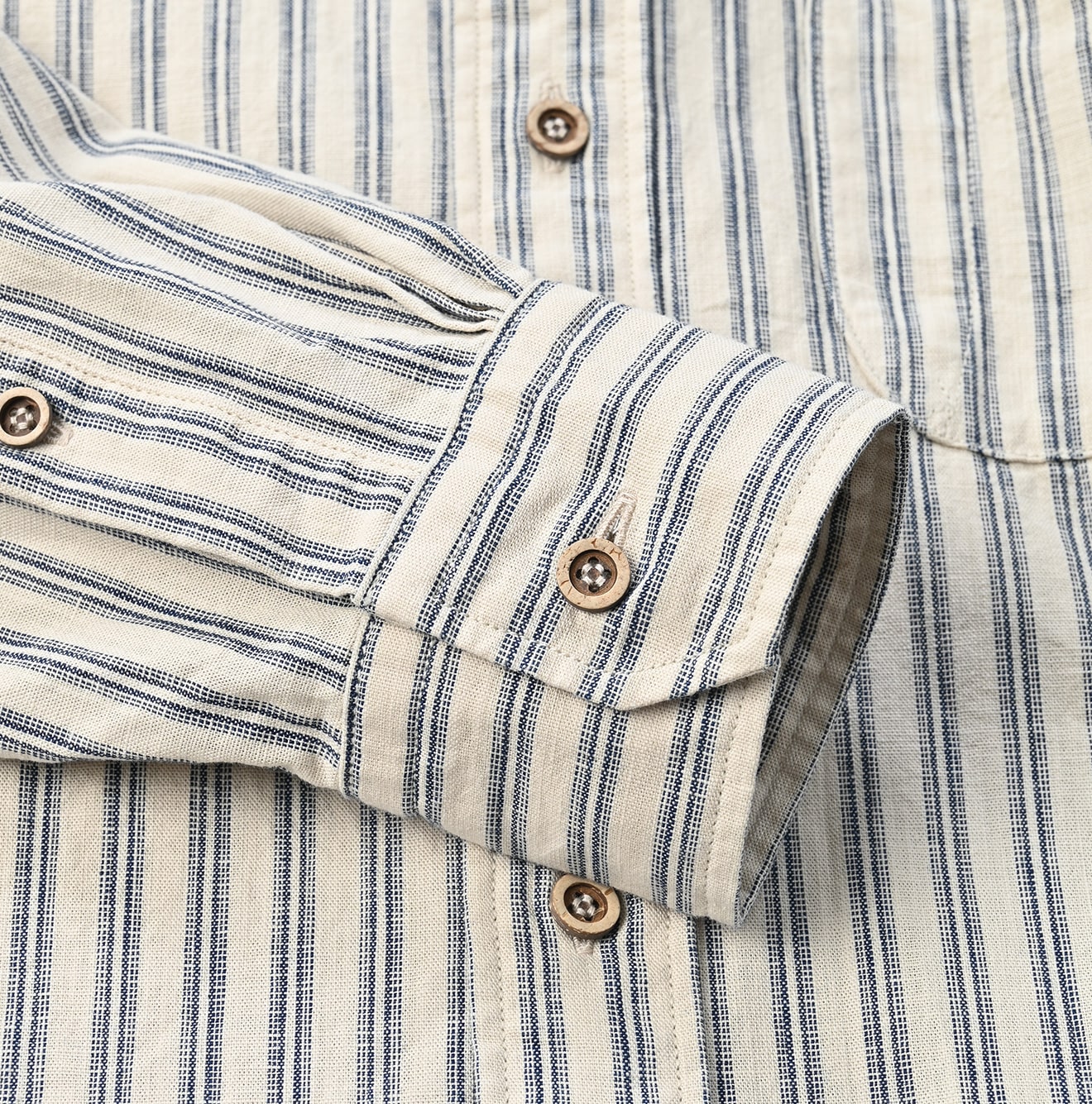 45R Dungaree 908 Stripe Loafer Buttondown Shirt