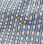 Dungaree 908 Stripe Grandpa Pullover Shirt - 45R by 45rpm studio