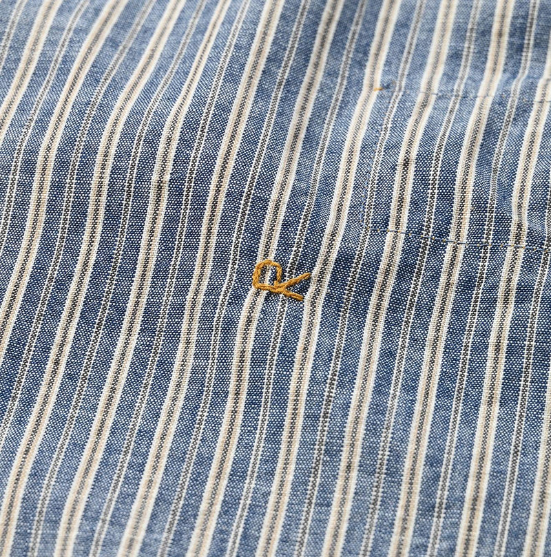 Dungaree 908 Stripe Grandpa Pullover Shirt - 45R by 45rpm studio - Image 14