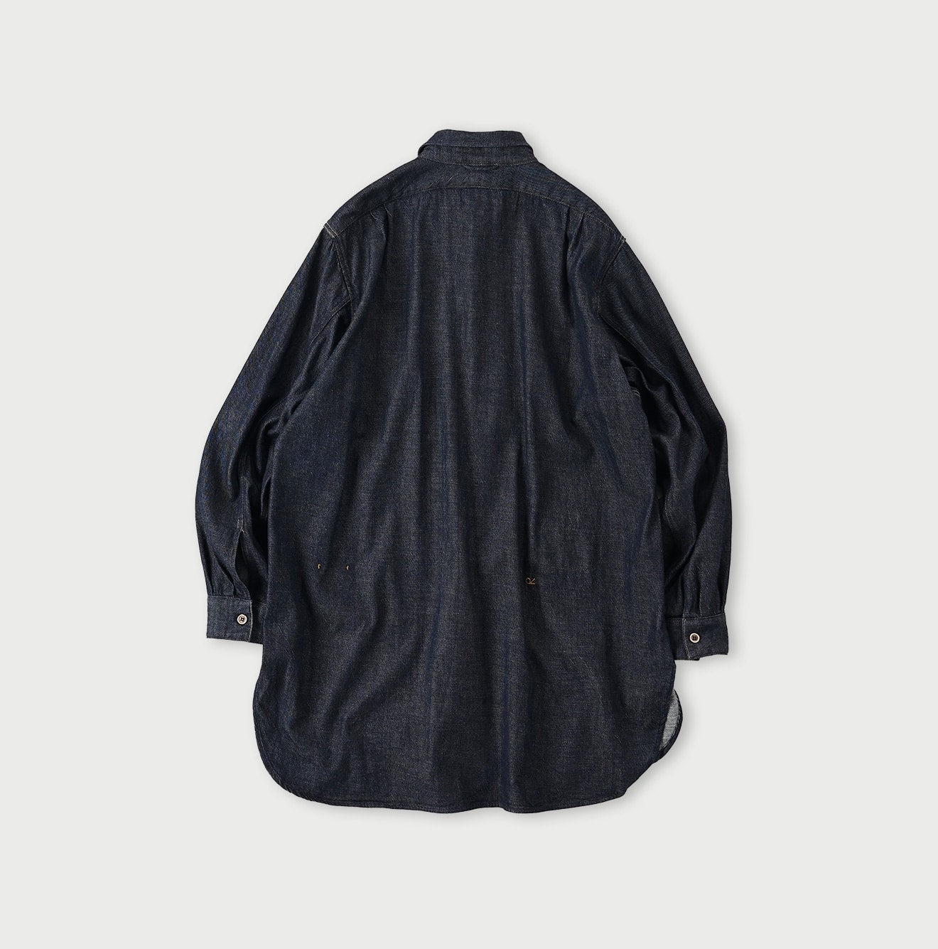 45R Indigo 45 Petit Denim Grandpa Pullover Shirt