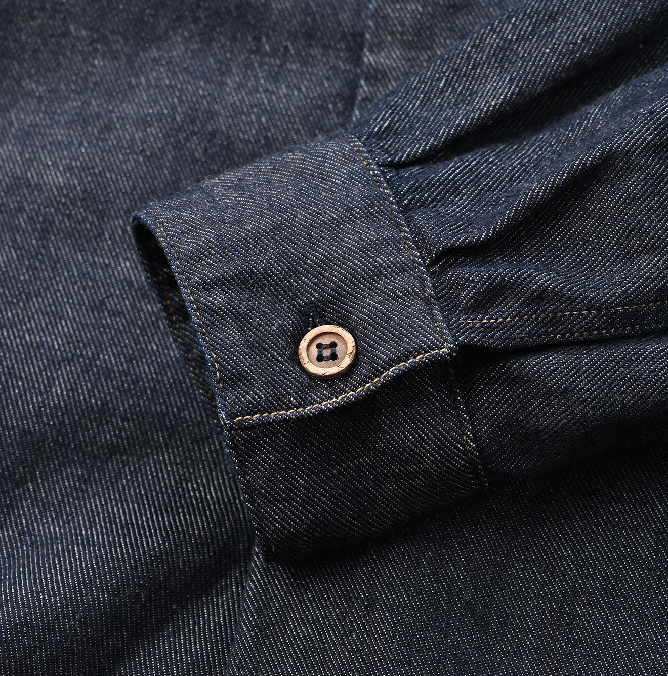 45R Indigo 45 Petit Denim Grandpa Pullover Shirt