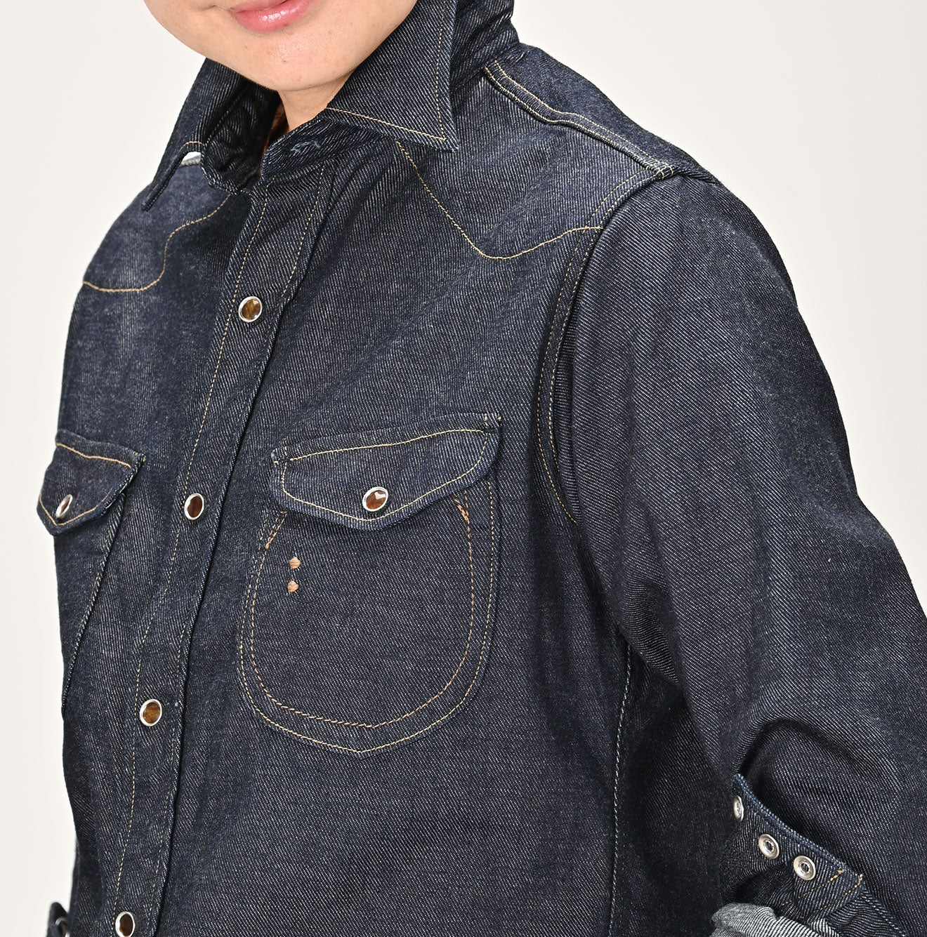 45R Indigo 45 Petit Denim Eastern Shirt Nou