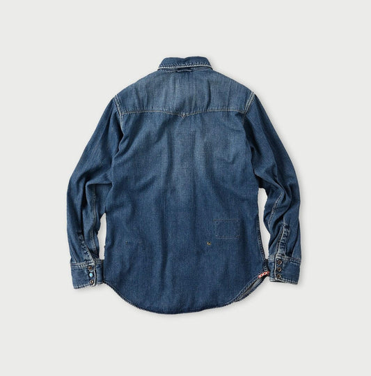 Indigo 45 Petit Denim Eastern Shirt Zyu - 45R by 45rpm studio
