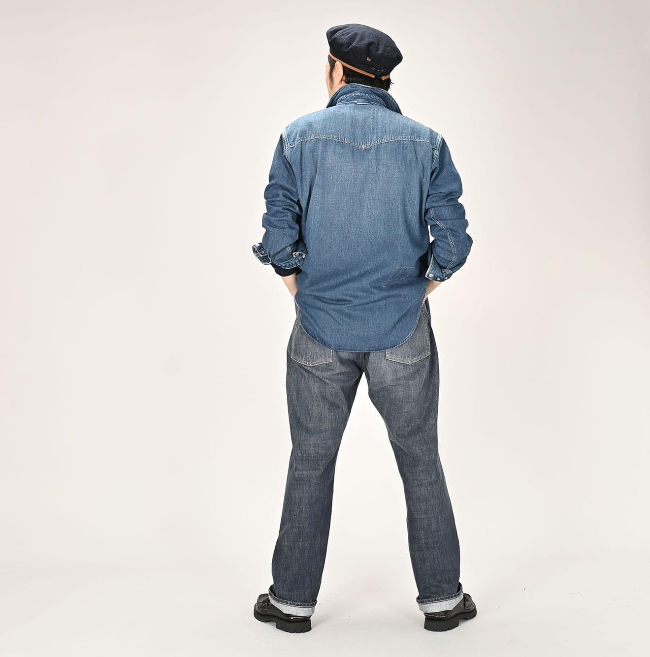 Indigo 45 Petit Denim Eastern Shirt Zyu – 45R GLOBAL