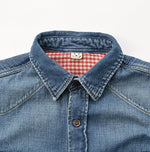 Indigo 45 Petit Denim Eastern Shirt Zyu - 45R by 45rpm studio