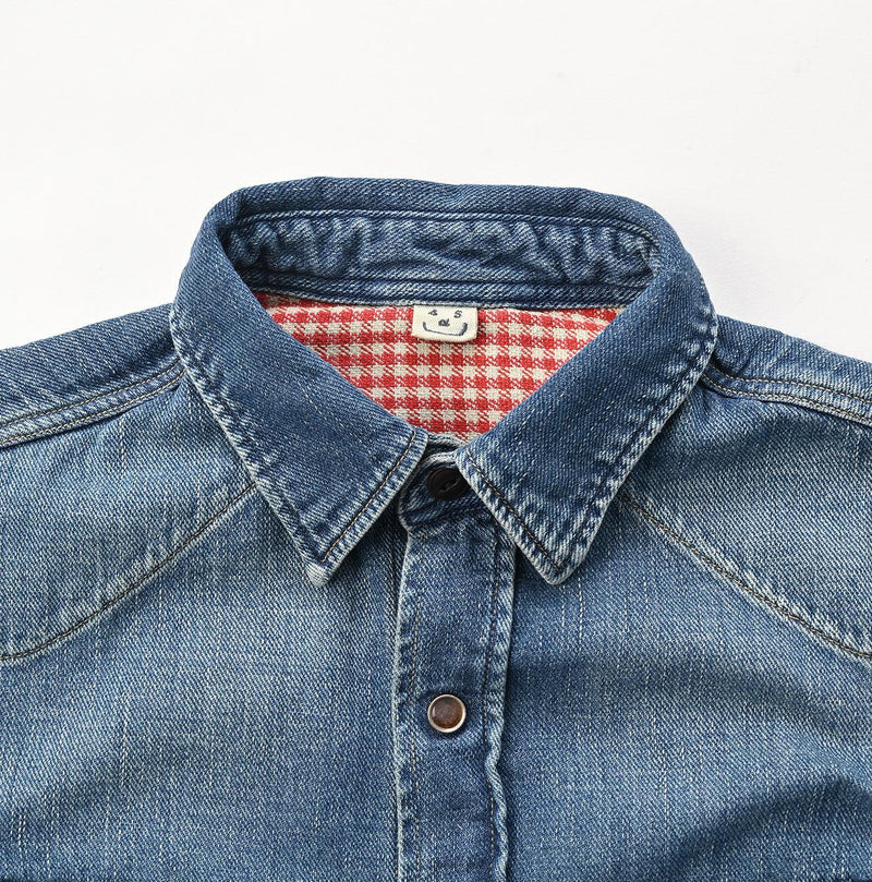 Indigo 45 Petit Denim Eastern Shirt Zyu - 45R by 45rpm studio - Image 11