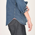 Indigo 45 Petit Denim Eastern Shirt Zyu - 45R by 45rpm studio
