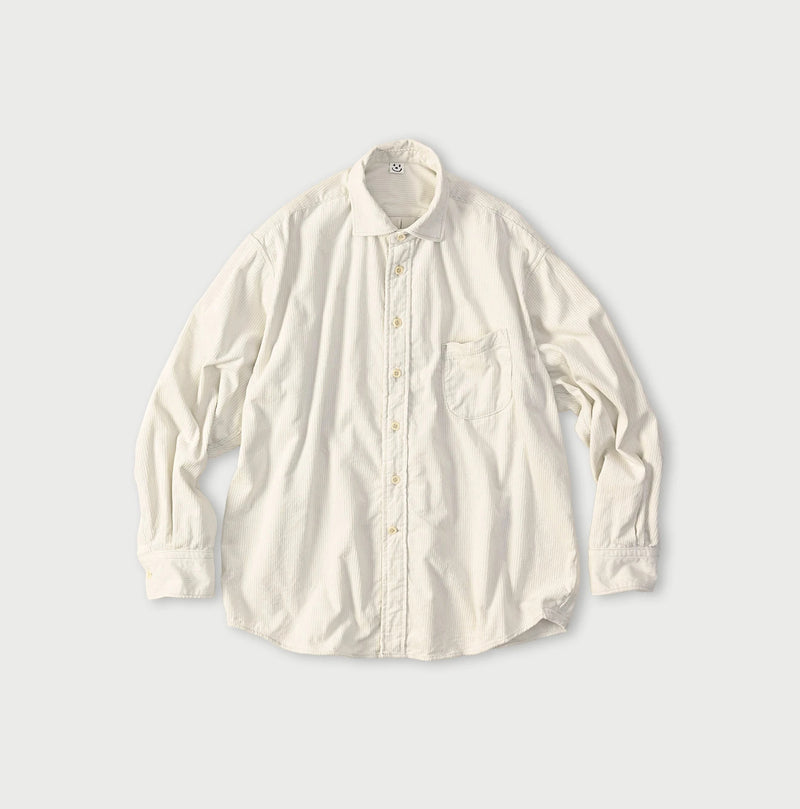 45R Kutekute Corduroy 908 Wide Collar Shirt - Image 1
