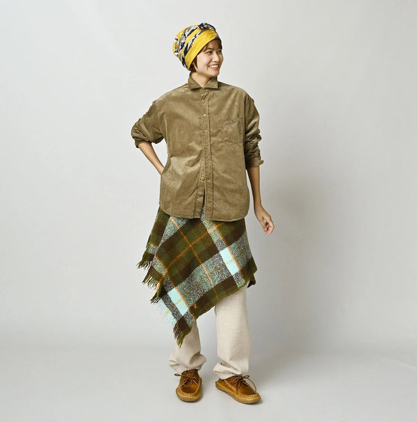 45R Kutekute Corduroy 908 Wide Collar Shirt