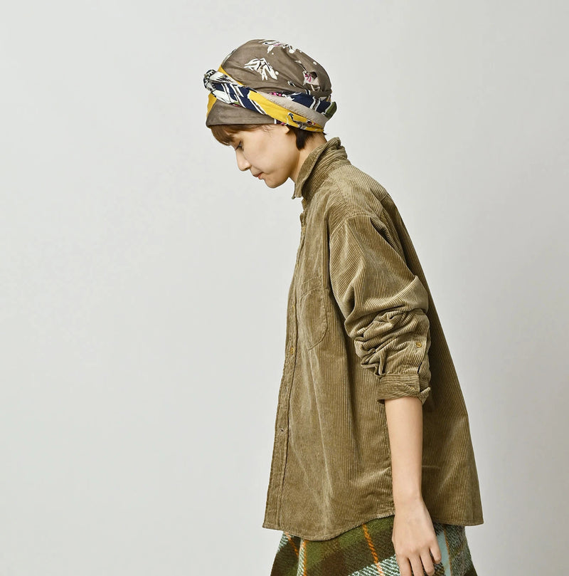 45R Kutekute Corduroy 908 Wide Collar Shirt - Image 8