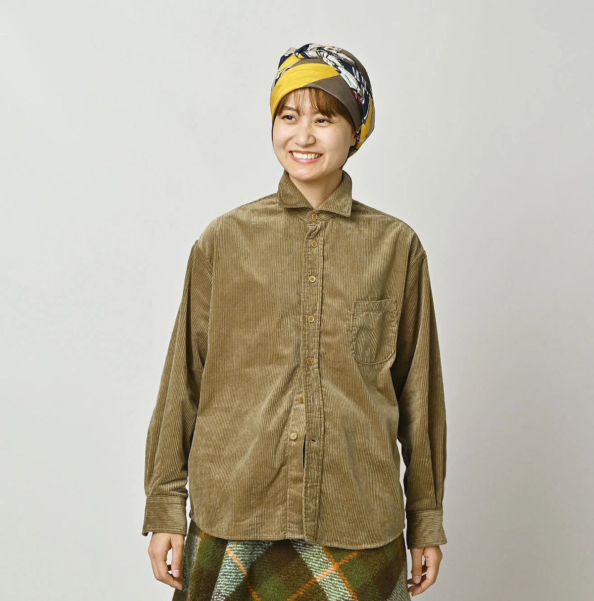45R Kutekute Corduroy 908 Wide Collar Shirt - Image 10