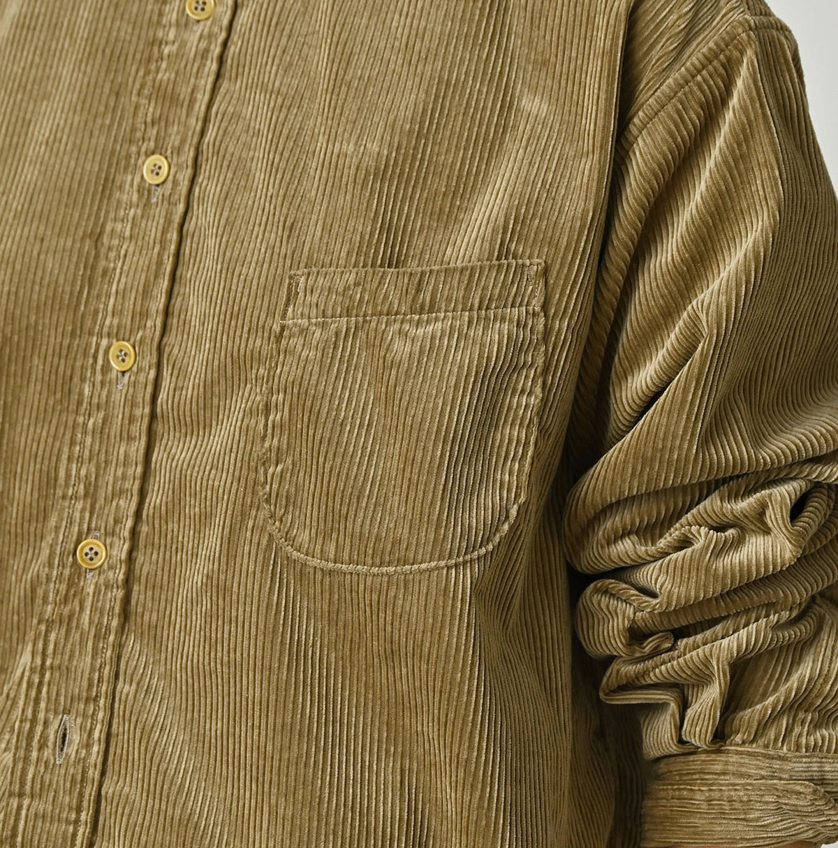 45R Kutekute Corduroy 908 Wide Collar Shirt