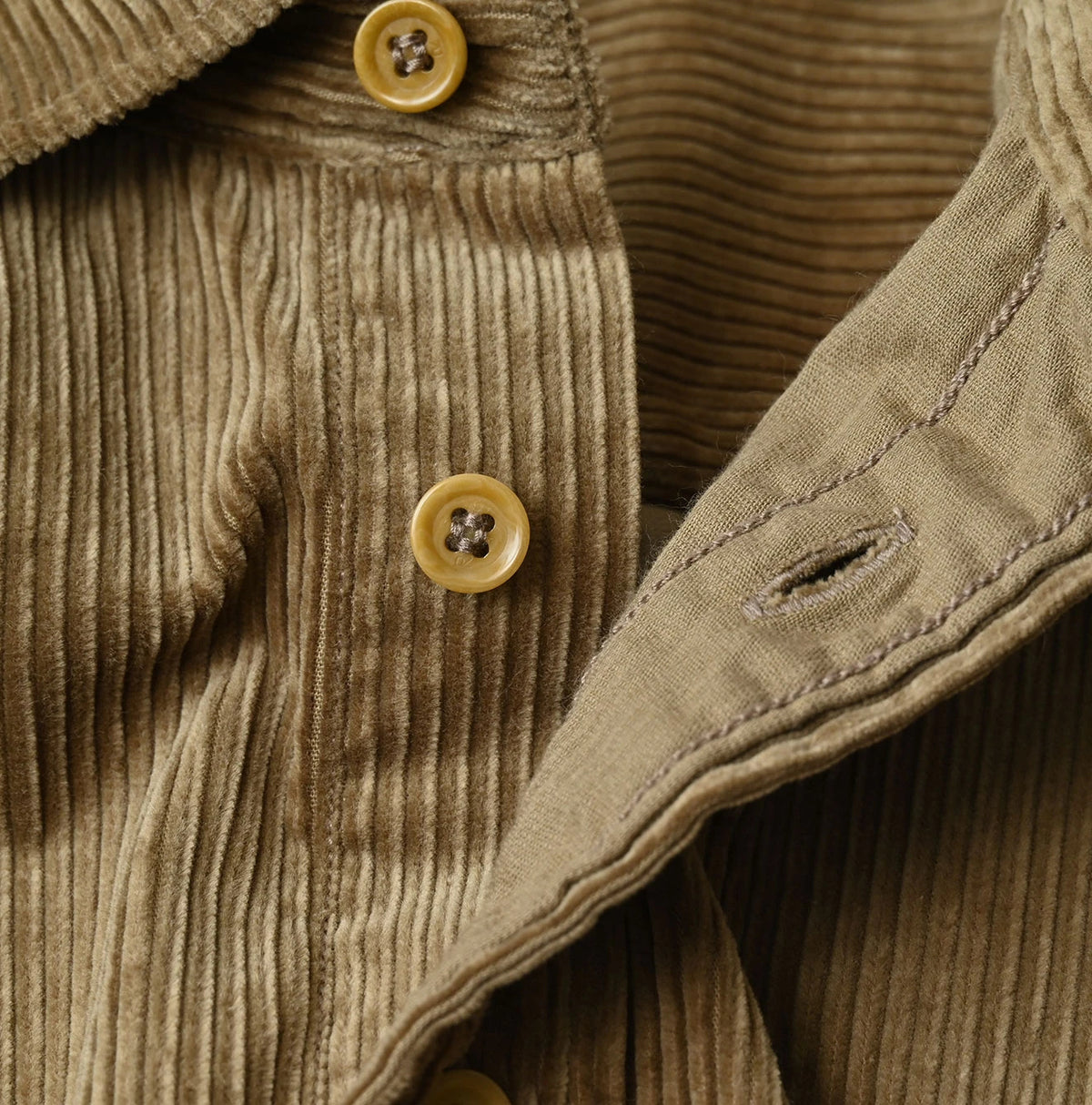 45R Kutekute Corduroy 908 Wide Collar Shirt